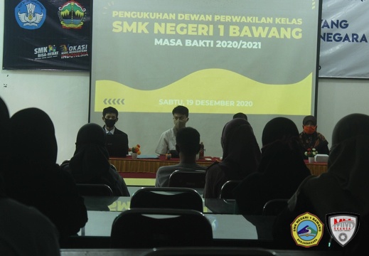 Pengukuhan DPK SMK NEGERI 1 BAWANG Masa Bakti 2020/2021